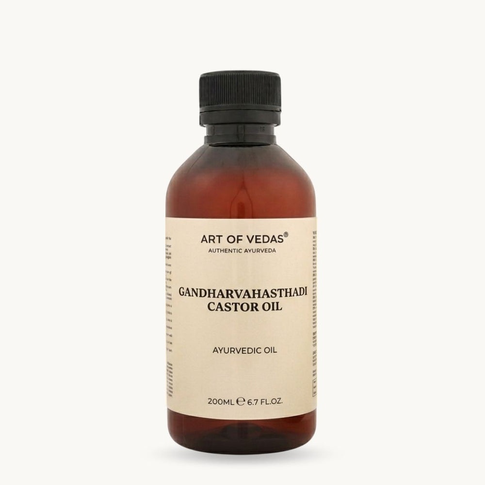 Art of Vedas, Gandharvahasthadi Eranda Thailam, 200 ml, klassiek ayurvedisch Thailam