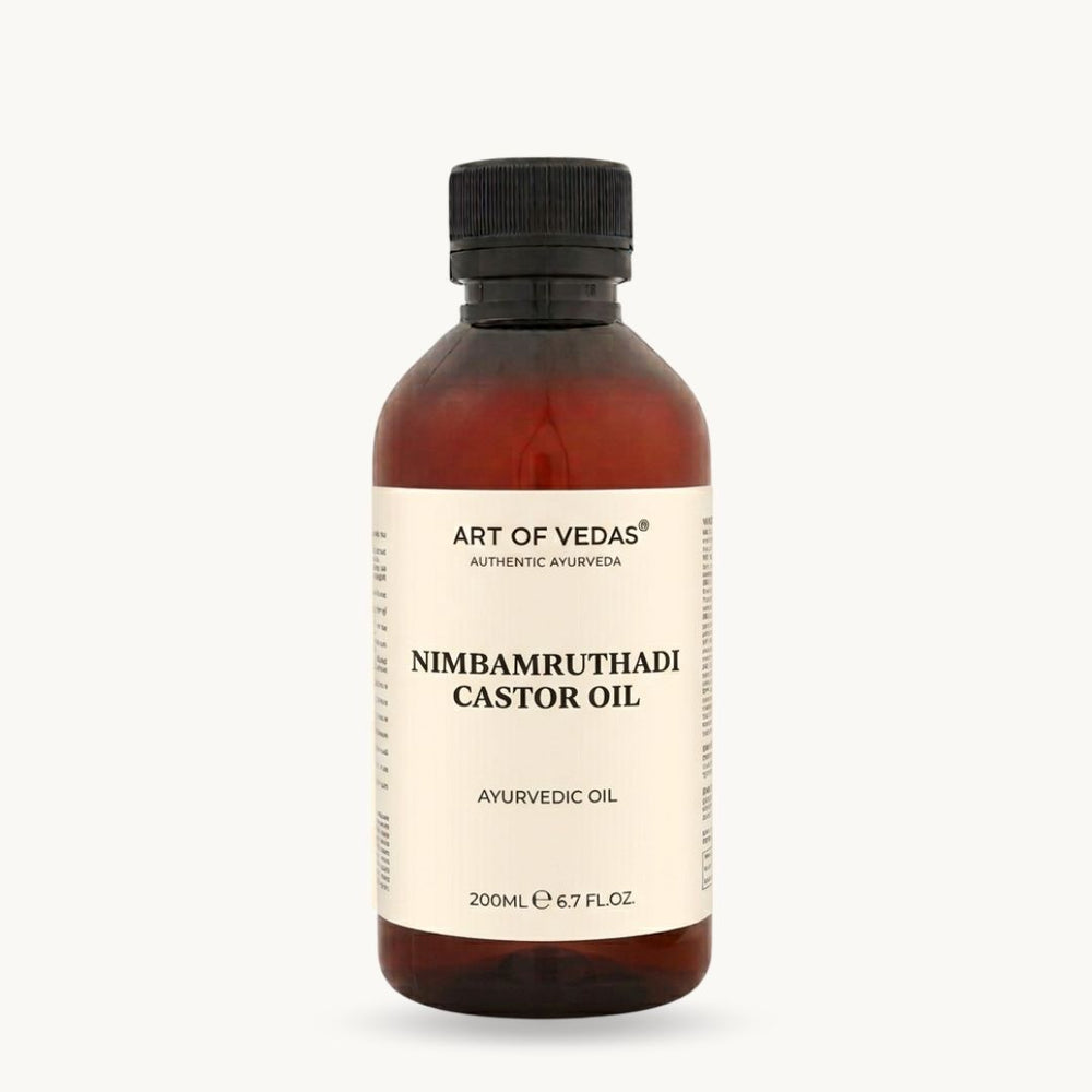 Art of Vedas, Nimbamruthadi Eranda Thailam, 200 ml, klassiek ayurvedisch Thailam