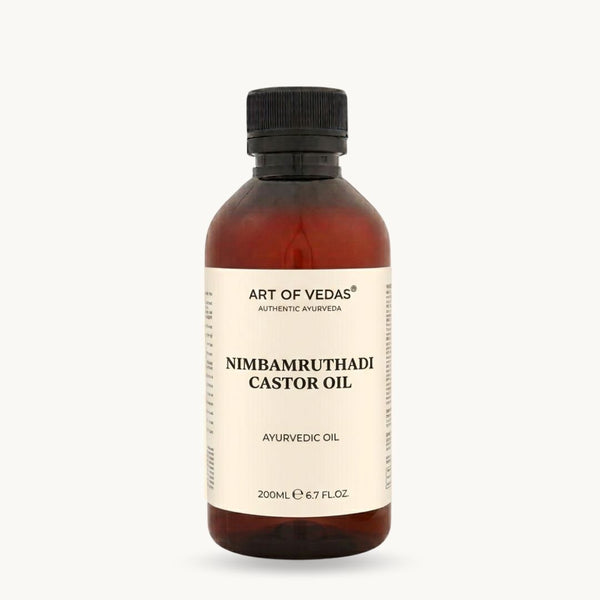 Art of Vedas, Nimbamruthadi Eranda Thailam, 200 ml, Thailam ayurvédique classique