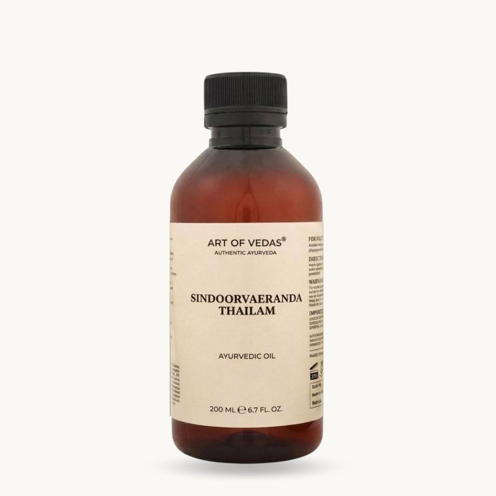 Art of Vedas, Sinduvarairanda Thailam, 200 ml, Thailam ayurvédique classique