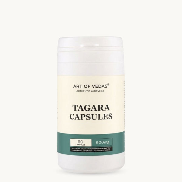 Art of Vedas, Tagara Capsules, Ayurvedisch supplement