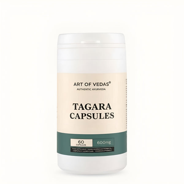 Art of Vedas, Tagara Capsules, Ayurvedisch supplement