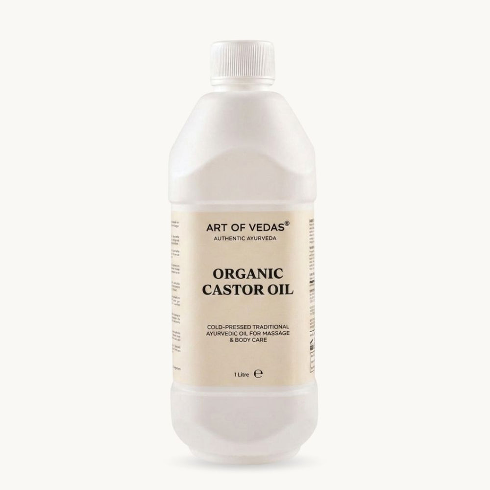 Art of Vedas, Biologische Castorolie, 1 liter, klassieke Ayurvedische bereiding